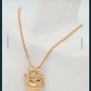 18K HEART GOLD NECKLACE