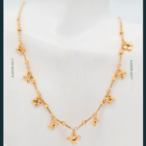18K CLOVER GOLD NECKLACE