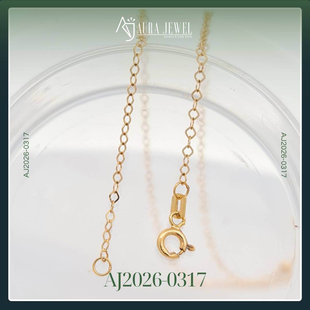 18K CLOVER GOLD NECKLACE - Image 3