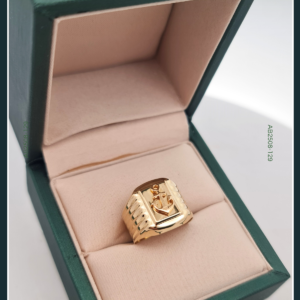 18 Karat Anchor Gold Ring