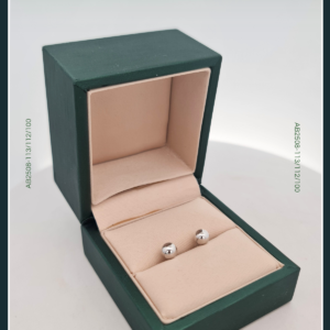 18 Karat White Gold Earrings