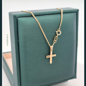 18 Karat Pawnable Cross Chain with Pendant